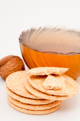 cookies and honey for tea time