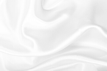 White fabric texture for background, satin texture 