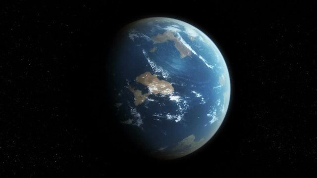 Kepler-186f, the first Earth-size planet in the habitable zone. Alien planet