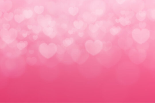 Pink background with heart shape. Valentine day background