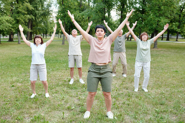 Obraz premium People in the park