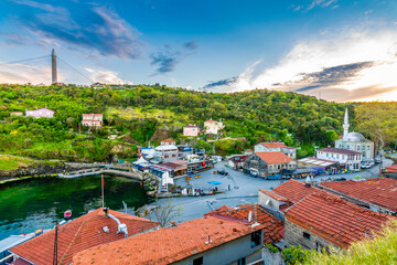 Bosphorus view from Garipce Castle in Istanbul