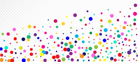 Rainbow Confetti Hipster Vector Wallpaper.