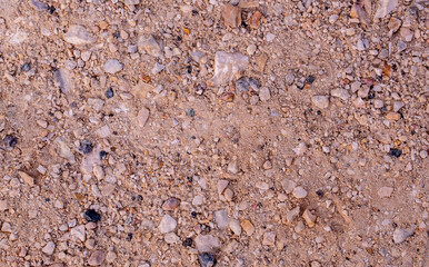 Stone background. blue gravel. Granite texture. The rocky road. Construction material. The texture of the stones. Wallpaper with fine gravel.