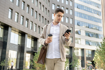 Businessman in the city