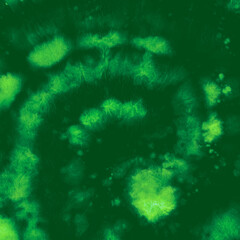 Circular Tie Dye. Artistic Psychedelic Patterns. Abstract Art Kaleidoscope. Green Tye Die Round. Swirl Color Effect. Hippie Batik Shirt. Heart Circle Texture. Spiral Painting. Tie Dye Circular.