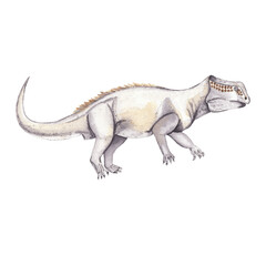 Watercolor dinosaur illustration Cute dino High resolution hand painted  watercolor animal illustration. Kids, baby, children illustration. Watercolor clipart.