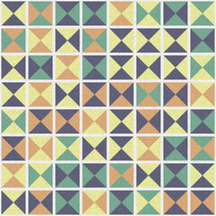 Fototapeta premium Abstract Geometric Pattern generative computational art illustration