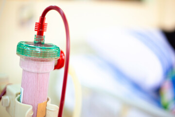 Dialysis Device In The Hospital