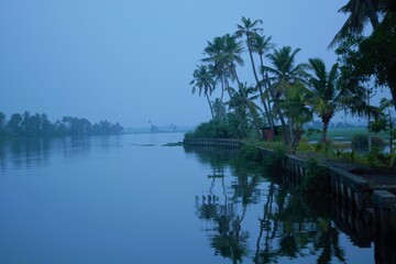 Fototapeta na wymiar Morning at Kerala