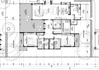 Write a blueprint architecture for building.