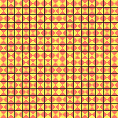 Abstract Geometric Pattern generative computational art illustration