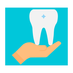 Creative Dental Care Logo on Blue Backdrop