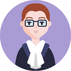 Law and justice Vector Icon. Vector illustration