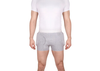 Hip Brace with two cushion pads. Bandage protector on the hip joint. Medical Compression underwear...