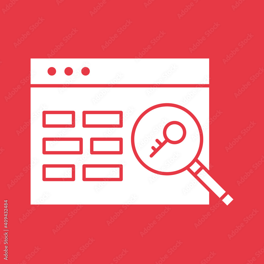 Canvas Prints Keyword Search Icon