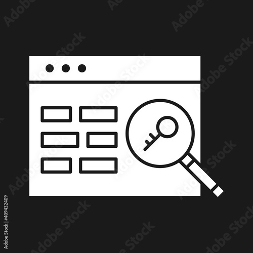Keyword Search Icon Wall Mural Wallpaper Murals Wallsheaven Samdesigning