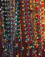 colorful beads