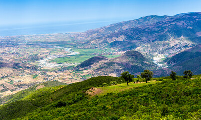 Paisaje rural en El Rif (Marruecos)