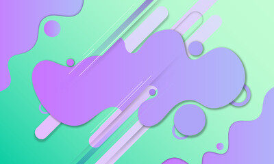 Abstract blue gradient background with fluid liquid purple gradient.