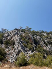 rocks in the mountains