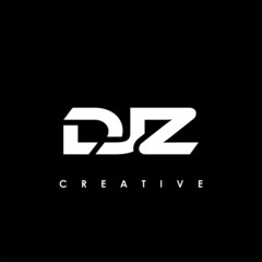 DJZ Letter Initial Logo Design Template Vector Illustration