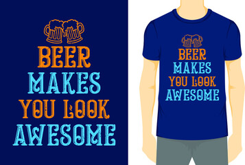 Beer T-shirt design 