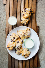 Kekse auf dem Teller