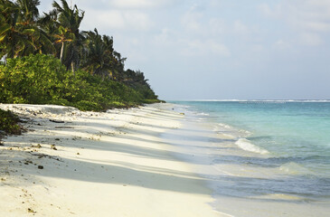 View of Hulhumale island. Republic of the Maldives