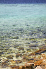 laccadive sea in Villingili. Republic of the Maldives