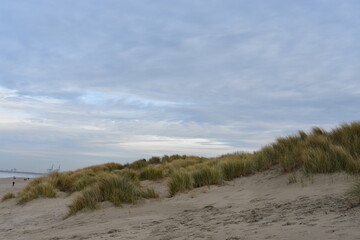 Strandpromenade in Belgien