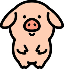 かわいいブタくん