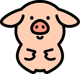 かわいいブタくん