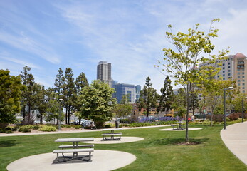 Panorama der Downtown von San Diego, Kalifornien