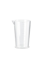 measuring cup made of transparent plastic