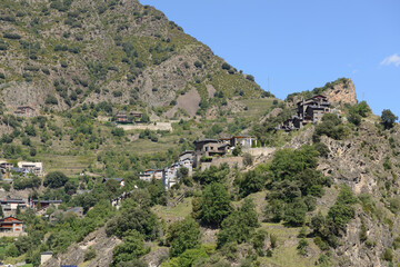 Fototapeta na wymiar Andorra la Vella , 2014