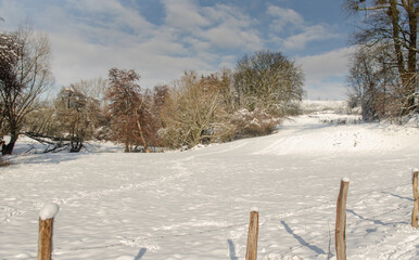 Schöne Schneelandschaft 