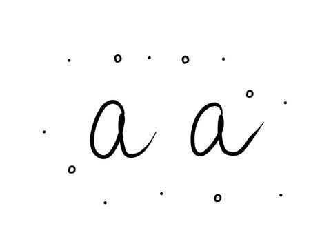 Aa absolute abstinence phrase handwritten. Lettering calligraphy text. Isolated word black modern