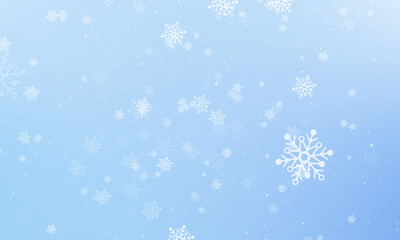 Naklejka na ściany i meble Abstract snowflake icon pattern background.