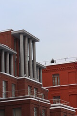 Travel photos are very interesting, I'm an Architect by profession. Photo of the Russian Presidential Academy of National Economy in Moscow Russia during the winter months.