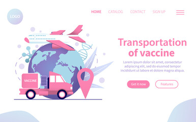 Vaccine Transportation Web Page