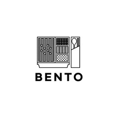 logo for a bento place,  identity, logo box spoon and chopsticks, togobox, box, bento, food, cultery, togobox, bentobox, dosirak, bento, restaurant, logo, noodle, sides, green, vegetables, spoon, 