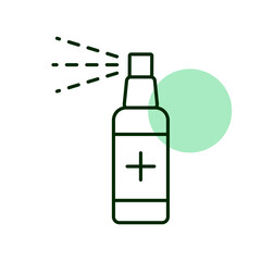 Anti-bacterial sanitizer spray, hand sanitizer