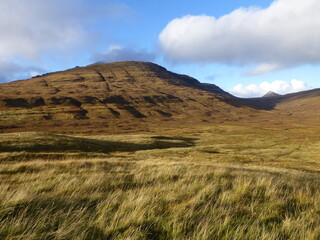 Mountains and moor near Elgol, Isle of Skye, Scotland