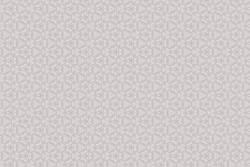 Traditional ethnic background in orange, brown and beige colors. Raster colorful kaleidoscopic seamless pattern for textile, ceramic tiles, wallpapers and fabric. 