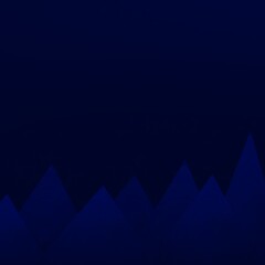 Dark blue background texture of abstract mountains.