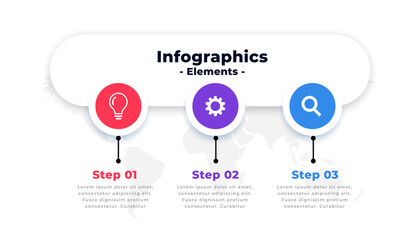 Fototapeta premium infographic options number workflow template design