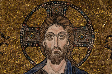 Triest Italy San Giusto Church  mosaic