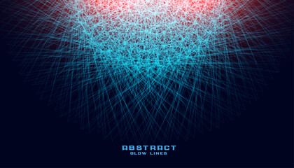 glowing lines mesh technology ai style innovative background