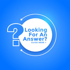 web help and support question mark template design